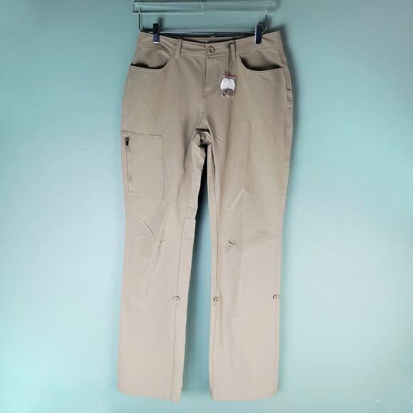 Ascend Womens Khaki Hiking Pants Size 4 - Picture 1 of 6